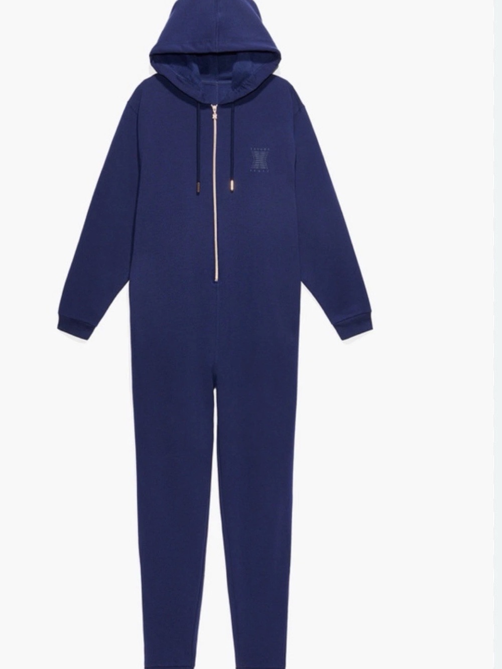 Savage X Fenty Navy Hooded One-Piece Jumpsuit lounge wear size XL